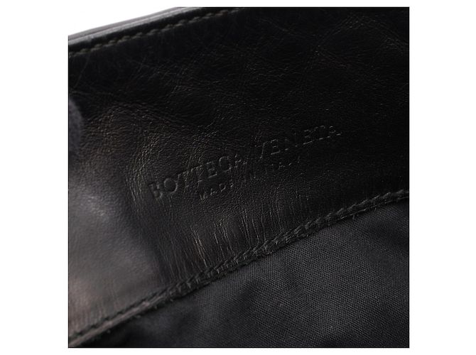 Borsa a tracolla Bottega Veneta Intrecciato Nero - vista 4