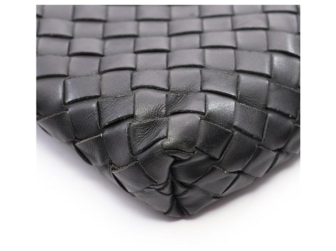 Borsa a tracolla Bottega Veneta Intrecciato Nero - vista 5