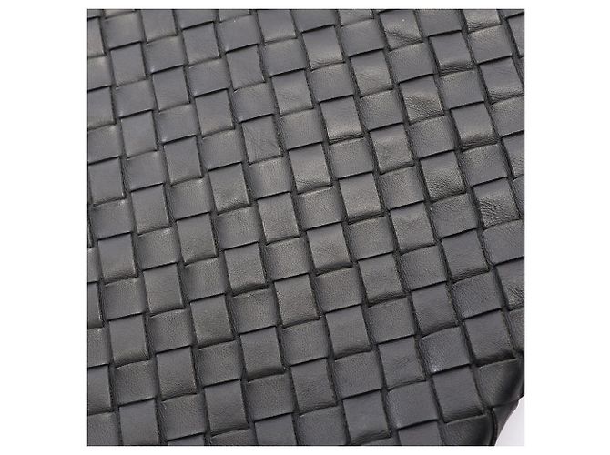 Borsa a tracolla Bottega Veneta Intrecciato Nero - vista 9
