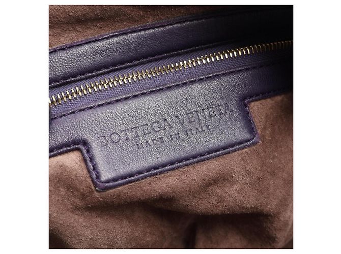 Borsa a tracolla Bottega Veneta Intrecciato Porpora - vista 4