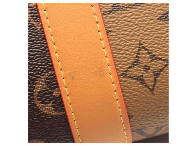 Borsa a tracolla Louis Vuitton x NIGO City Keepall Monogram Stripe Marrone - vista 6