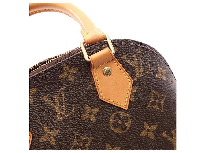 Borsa 2-Way Louis Vuitton Alma BB Marrone - vista 9