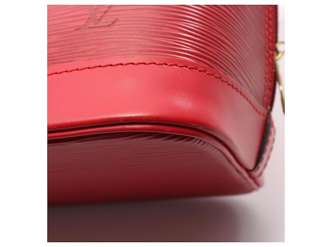 Louis Vuitton Alma Handtasche Rot - Ansicht 11