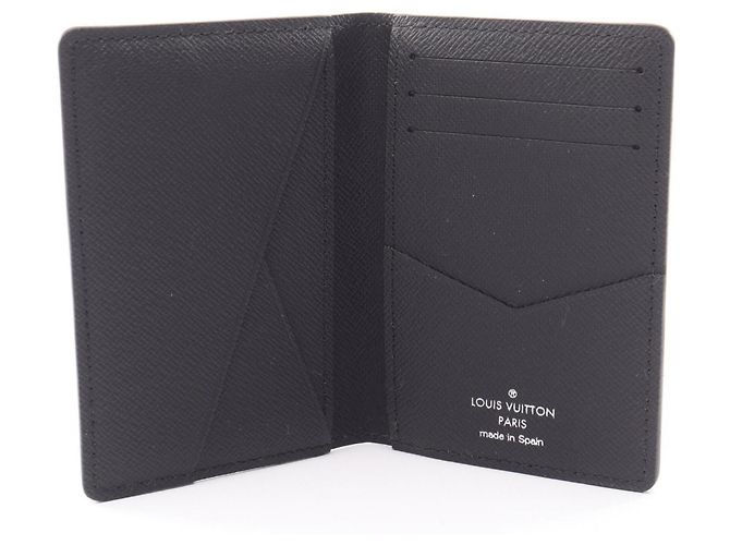 Organizer Louis Vuitton Monogram Eclipse Card Case Negro - vista 3