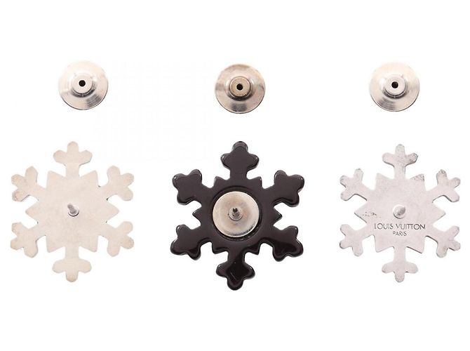 Spilla Louis Vuitton Etoile des Neiges Marrone Argento - vista 4