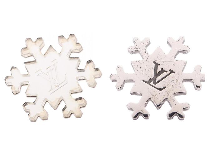 Spilla Louis Vuitton Etoile des Neiges Marrone Argento - vista 5