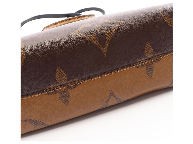 Louis Vuitton OnTheGo MM Tote Bag Braun Beige - Ansicht 7