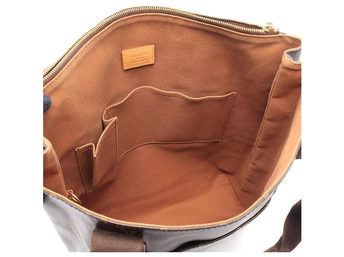 Borsa Tote Cabas Bobour Louis Vuitton Marrone - vista 3
