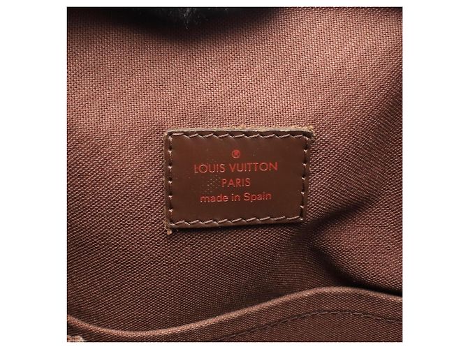 Borsa Cabas Bobour Damier Ebene Louis Vuitton Marrone - vista 4