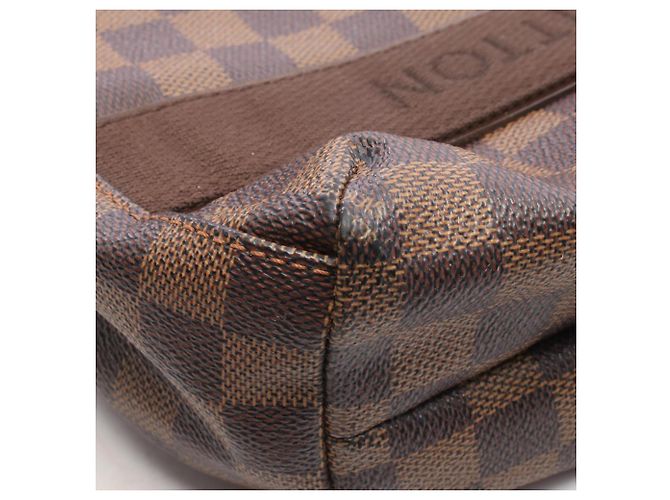 Borsa Cabas Bobour Damier Ebene Louis Vuitton Marrone - vista 7