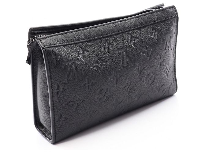 Louis Vuitton Gaston Wearable Wallet Monogram Shadow Noir Nero - vista 2