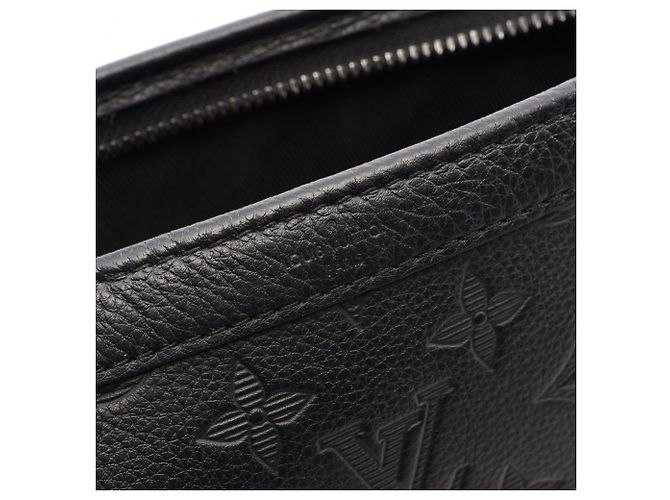 Louis Vuitton Gaston Wearable Wallet Monogram Shadow Noir Nero - vista 4