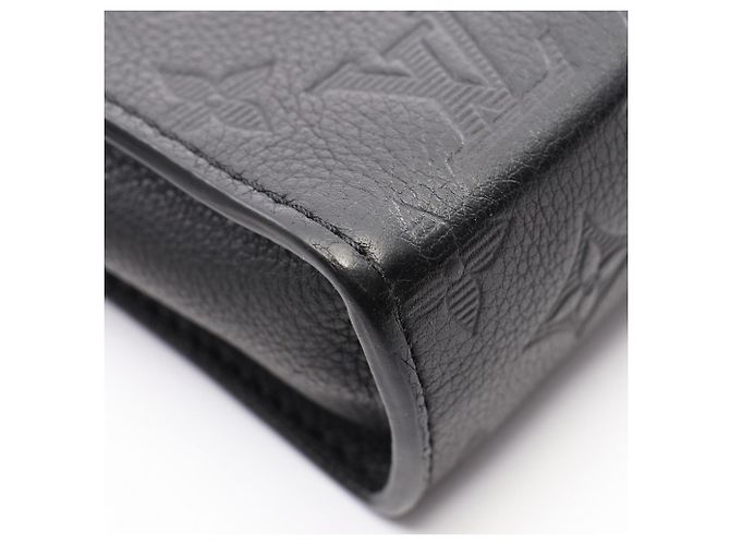 Louis Vuitton Gaston Wearable Wallet Monogram Shadow Noir Nero - vista 6
