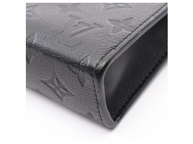 Louis Vuitton Gaston Wearable Wallet Monogram Shadow Noir Nero - vista 7