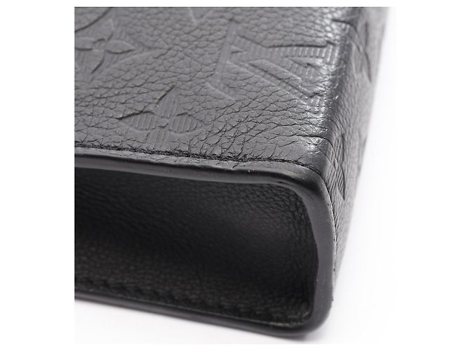 Louis Vuitton Gaston Wearable Wallet Monogram Shadow Noir Nero - vista 8