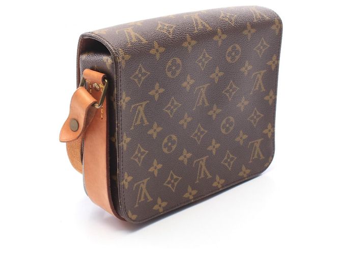 Sac à bandoulière Louis Vuitton Cartouchiere MM Monogram Marron - vue 2