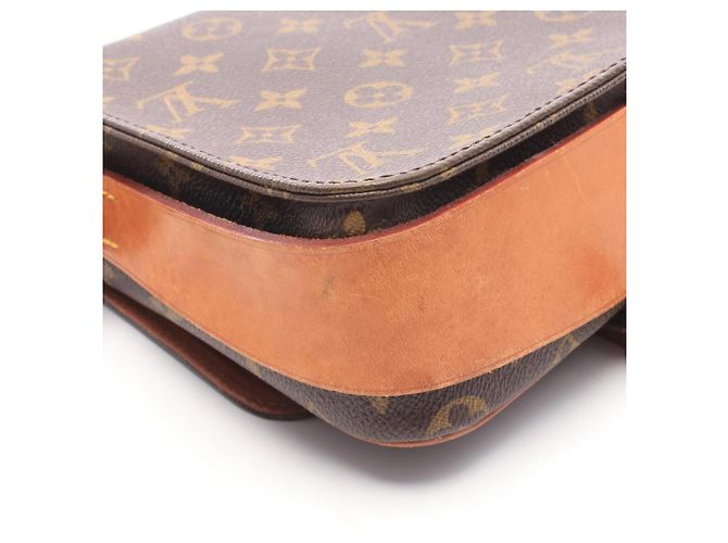 Sac à bandoulière Louis Vuitton Cartouchiere MM Monogram Marron - vue 8