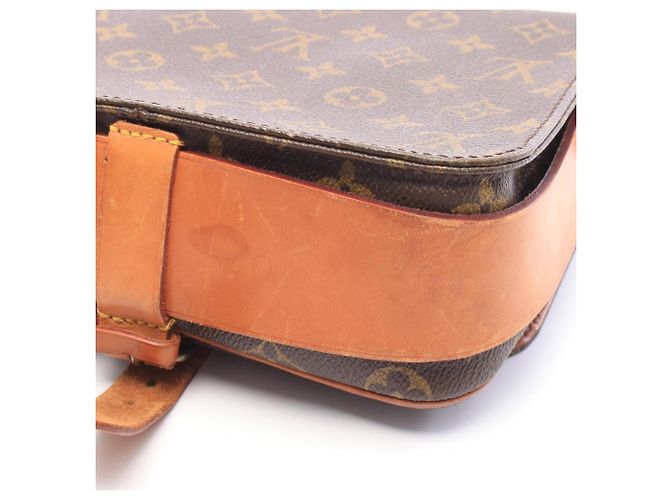 Sac à bandoulière Louis Vuitton Cartouchiere MM Monogram Marron - vue 9
