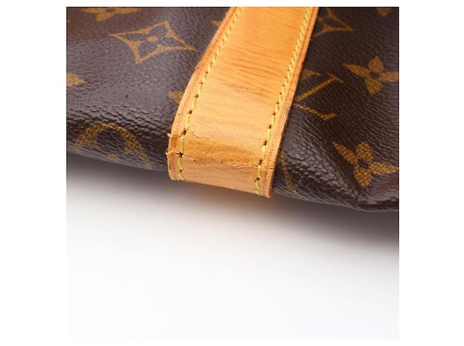 Louis Vuitton Keepall Bandoulière 55 Boston Bag Marrone - vista 12