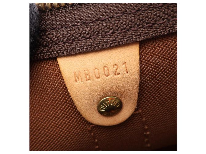 Louis Vuitton Keepall Bandoulière 55 Boston Bag Marrone - vista 5