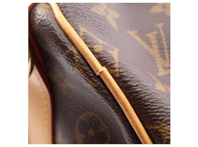Louis Vuitton Keepall Bandoulière 55 Boston Bag Marrone - vista 6