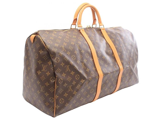 Louis Vuitton Keepall 60 Boston Tasche Braun - Ansicht 2
