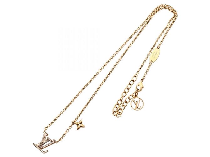 Louis Vuitton LOUIS VUITTON Collana LV Iconic Necklace D'oro - vista 3