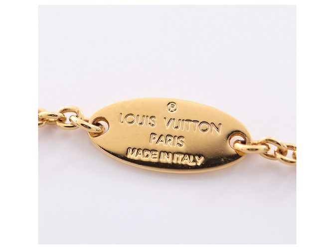 Louis Vuitton LOUIS VUITTON Collana LV Iconic Necklace D'oro - vista 5