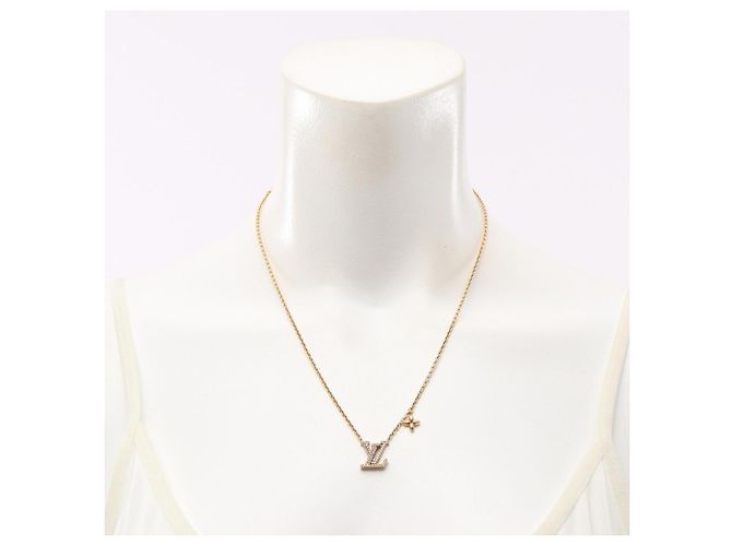 Louis Vuitton LOUIS VUITTON Collana LV Iconic Necklace D'oro - vista 7
