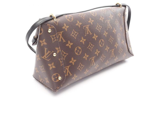 Louis Vuitton Sac Triangle PM Shoulder Bag Marrone Nero - vista 2