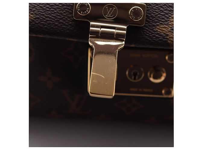 Louis Vuitton Sac Triangle PM Shoulder Bag Marrone Nero - vista 9