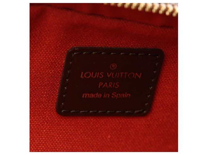 Borsa Louis Vuitton Geronimos Damier Ebene Marrone - vista 4