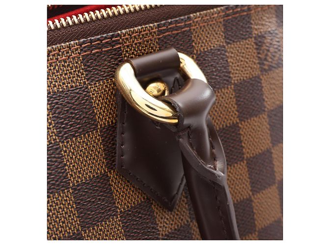 Borsa Tote Louis Vuitton Saleya PM Damier Ebene Marrone - vista 10