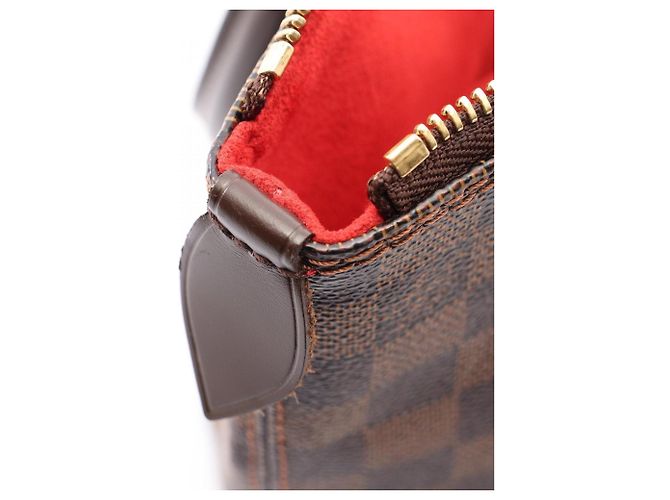 Borsa Tote Louis Vuitton Saleya PM Damier Ebene Marrone - vista 6