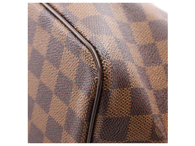 Borsa Tote Louis Vuitton Saleya PM Damier Ebene Marrone - vista 8