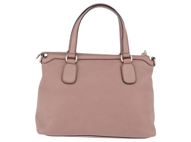 Gucci Soho Working Leather Large Rosa - vista 2