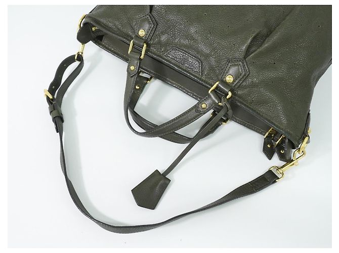 Louis Vuitton Stellar Mahina Leather PM Caqui - vista 6