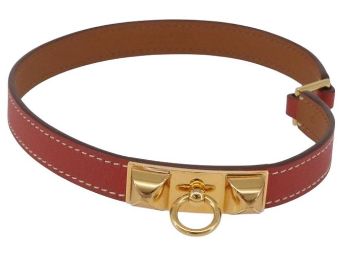 Hermès Hermes Rivale Double Tour Leather Red - view 2