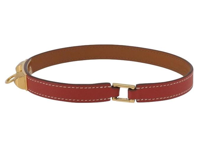 Hermès Hermes Rivale Double Tour Leather Red - view 4