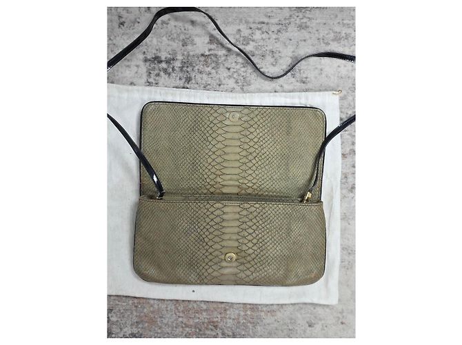 Vivienne Westwood pochette verde python - vista 7