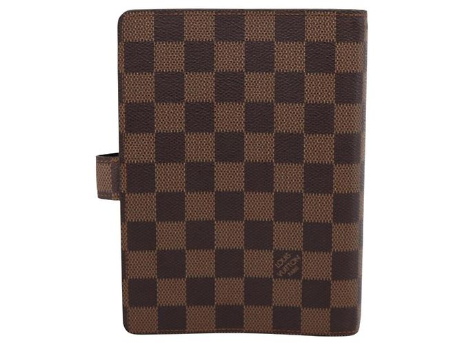 Copertina Agenda Louis Vuitton Damier Canvas Marrone - vista 2