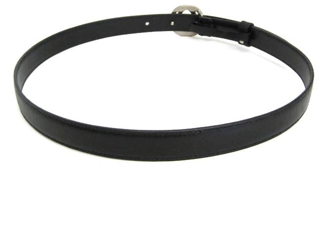 Cinto Gucci Interlocking G (Outlet) Couro Medium Preto - vista 2