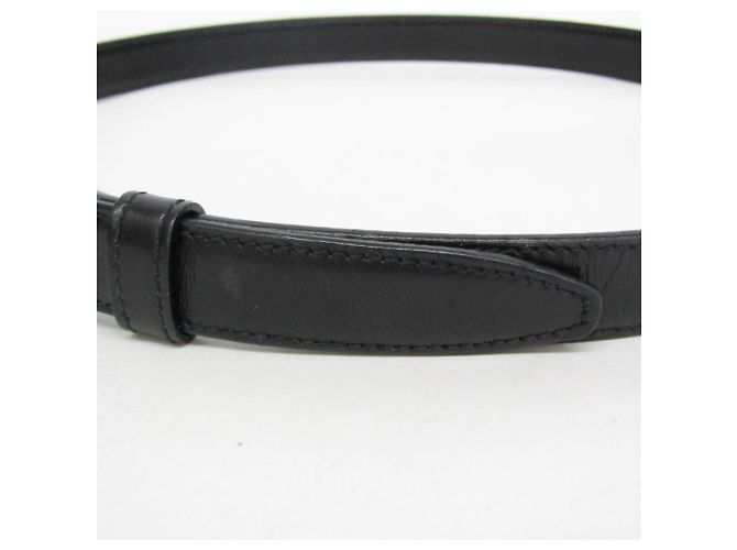 Cinto Gucci Interlocking G (Outlet) Couro Medium Preto - vista 4