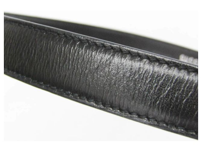 Cinto Gucci Interlocking G (Outlet) Couro Medium Preto - vista 6