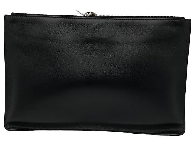 Fendi Monster Leather Small Nero - vista 2