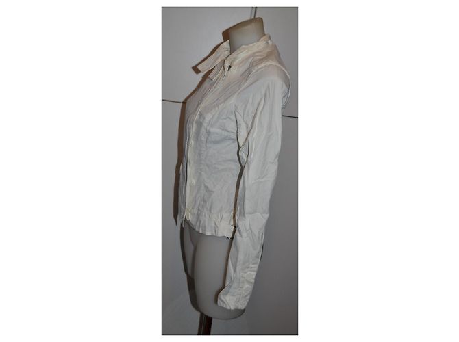 Giacca Woolrich in cotone bianco - vista 3