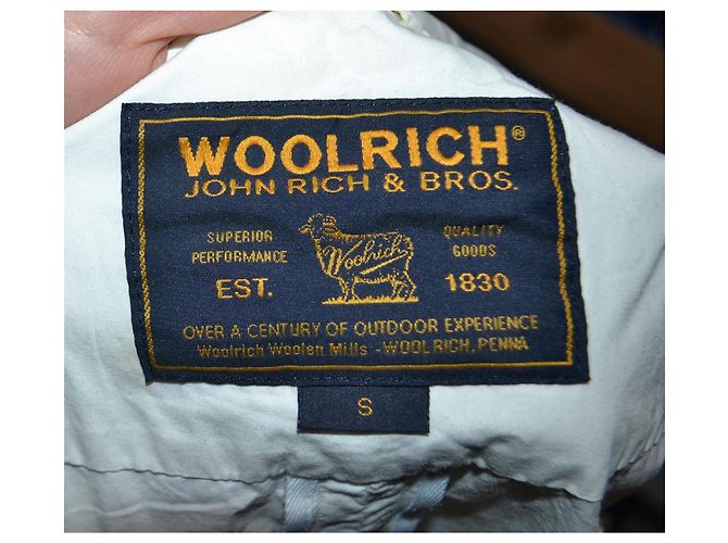 Giacca Woolrich in cotone bianco - vista 5