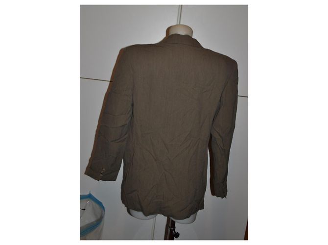 Blazer Weekend Max Mara de lana Caqui - vista 4