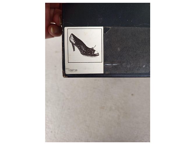 Chanel Lackleder Pumps Schwarz Weiß - Ansicht 15