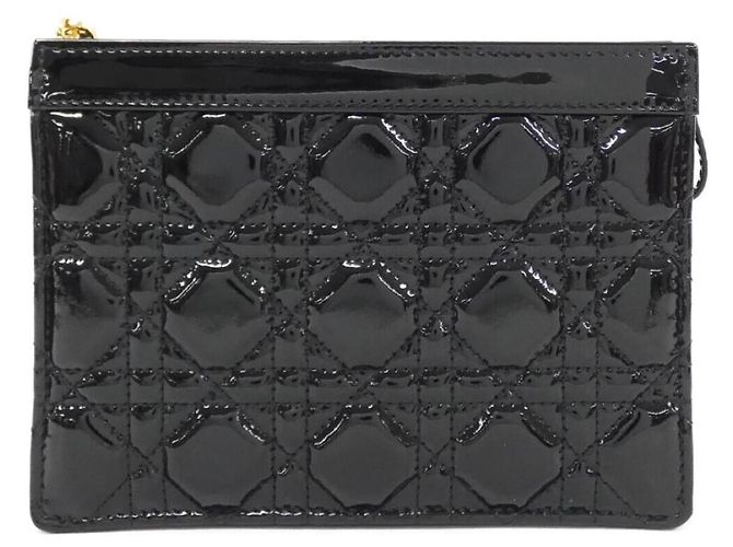 Borsa a mano Christian Dior Caro Pouch Borsa a tracolla Nero - vista 2